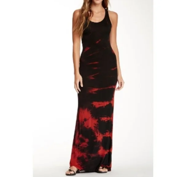 5 maxi dresses Gray Printed V-Neck Maxi Dress With Cut Out And Slit